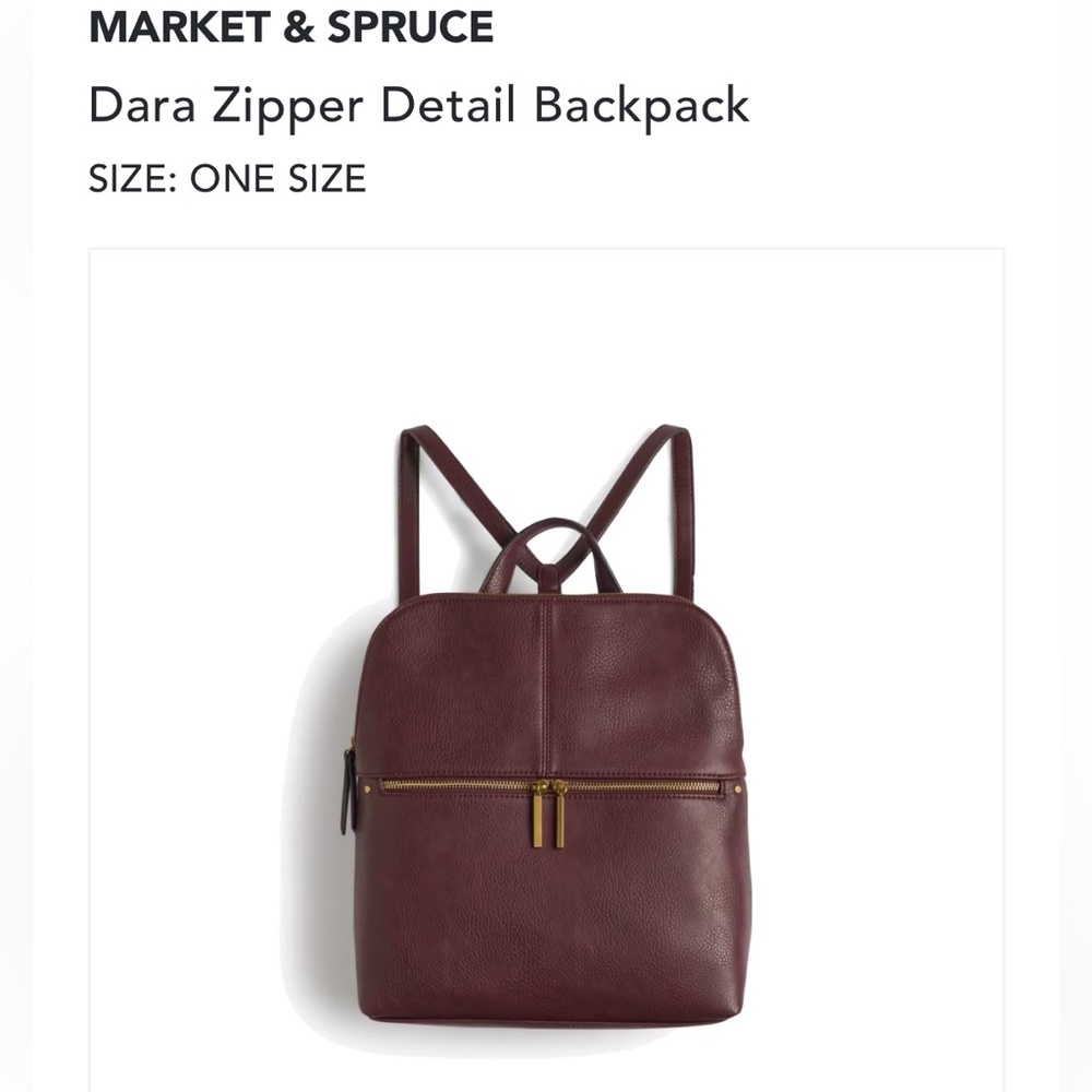backpack bag. Like-new condition. Burgundy color. Clean
